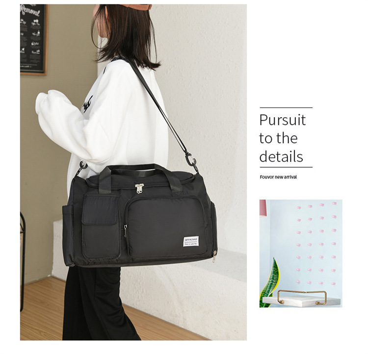 手提独立鞋位健身包干湿分离游泳包牛津布瑜伽旅行包休闲旅行必备详情23