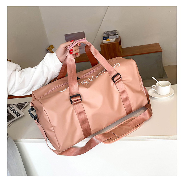 可套拉杆大容量手提旅行包通用干湿分离运动健身收纳包出差行李包详情38