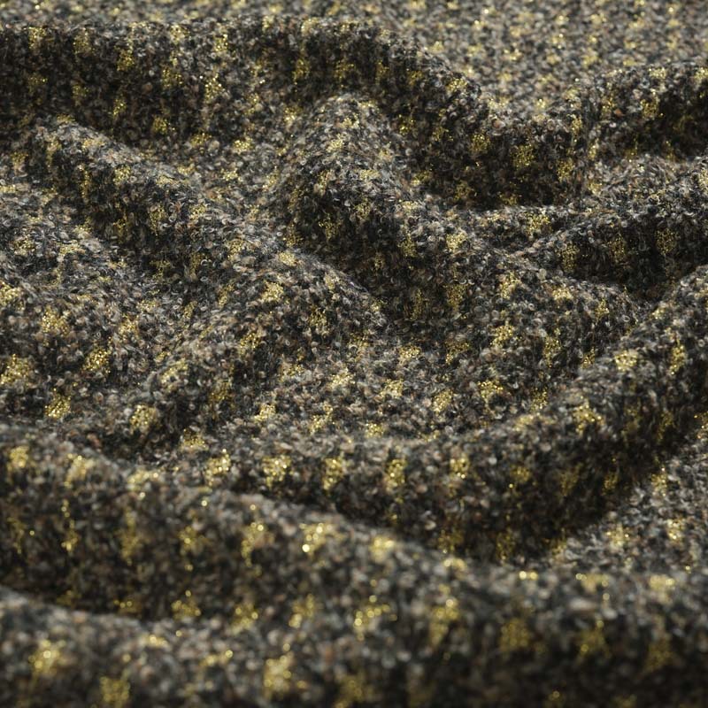 Mokashi autumn and winter chanel-style fabric creative bright silk woven suits, suits, hats, bags and accessories DIY fabric pic 5