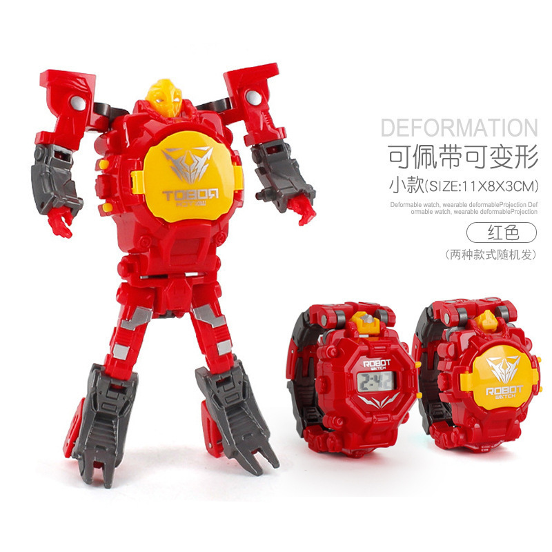 儿童变形手表电子玩具扭蛋机幼儿园礼物 趣味变形机器人电子手表详情10