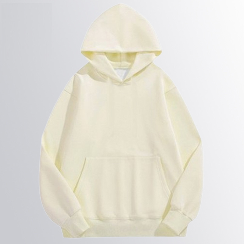 儿童纯棉圆领卫衣定制图案logo春秋款纯色320克光板卫衣跨境外贸详情38