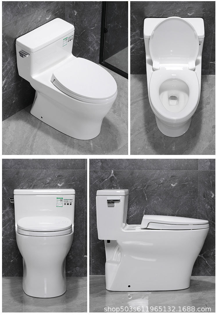 The same style of TO toilet in the counter, super vortex siphonic anti-odor, home and hotel silent water-saving smart clean one-piece toilet pic 9