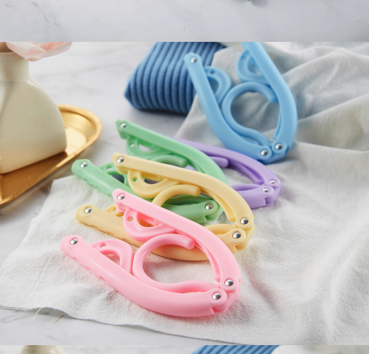 便携式折叠衣架升级加厚耐用旅行开学宿舍晾衣服内衣袜防滑多功能详情4