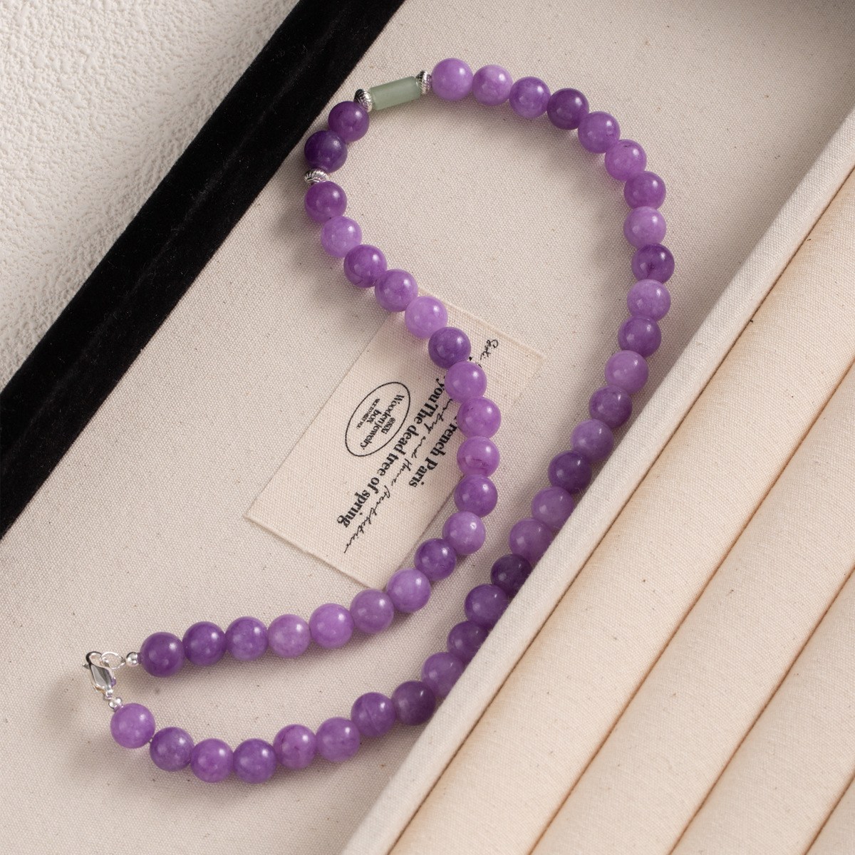 High-end colored beaded necklace for women, light luxury and niche spring and summer dopamine freshwater pearl collarbone chain necklace wholesale pic 28