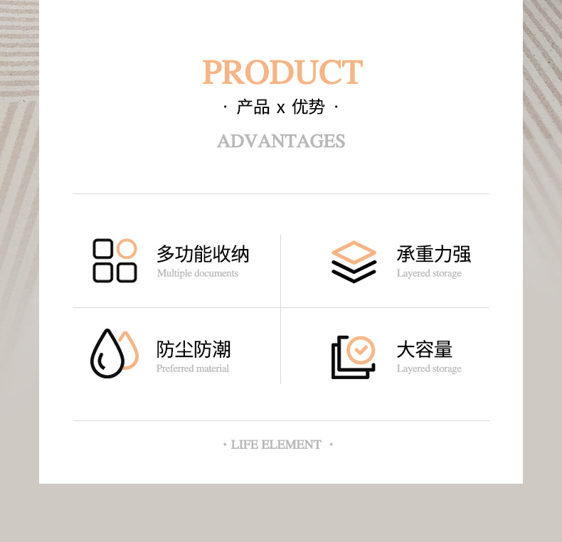 衣服收纳袋大容量搬家专用袋拉链式防潮被子床底收纳箱带提手袋子详情14