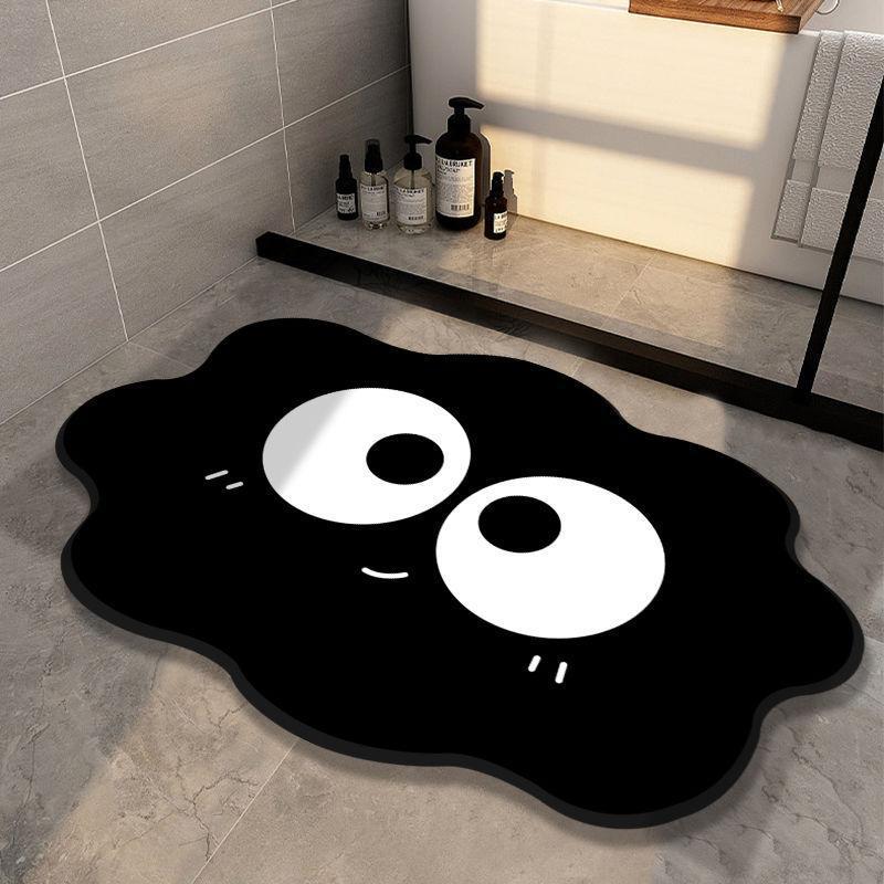 Diatom mud cartoon floor MATS for bathrooms, water-absorbing and quick-drying anti-slip foot MATS for lobbies, dirt-resistant and easy-to-clean door MATS pic 18