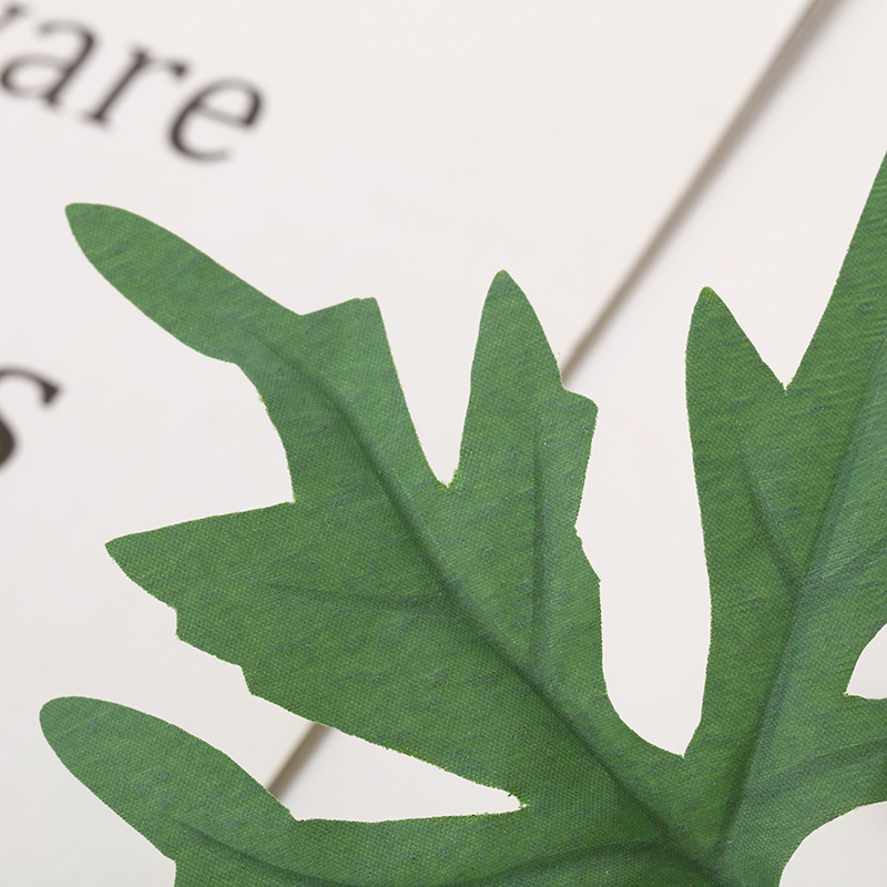 新款仿真丝印波斯叶绿植树叶家居装扮婚礼婚庆摄影户外道具装饰详情2
