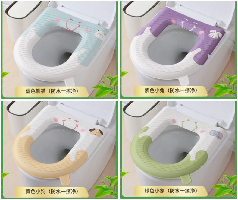 EVA防水马桶坐垫冬季厕所坐便圈套四季通用家用马桶垫贴式可水洗0358详情14