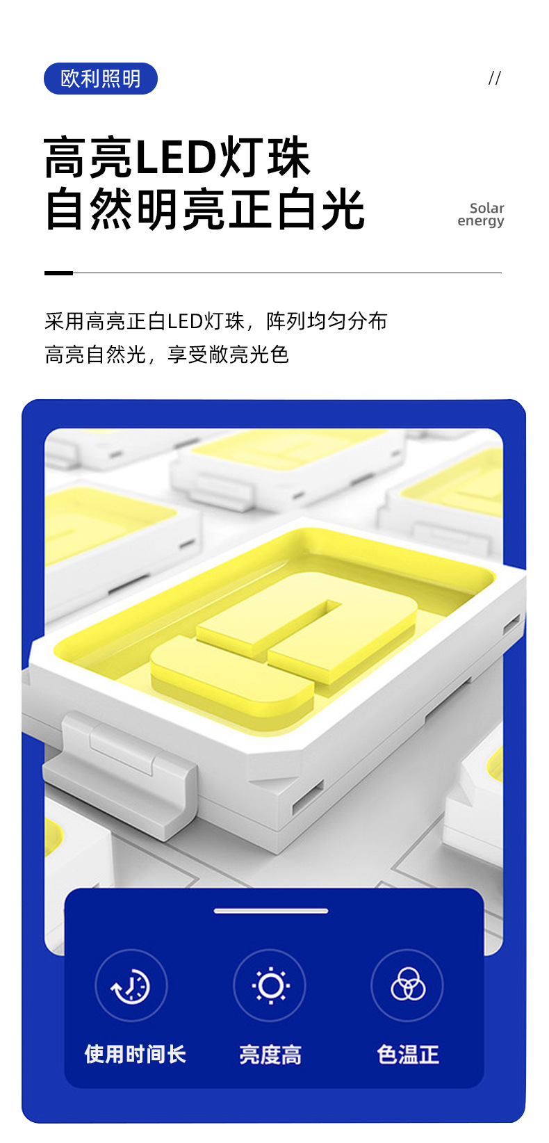 New type of new rural integrated led solar street lamp, household street lamp head lighting, outdoor courtyard sensor light factory pic 5