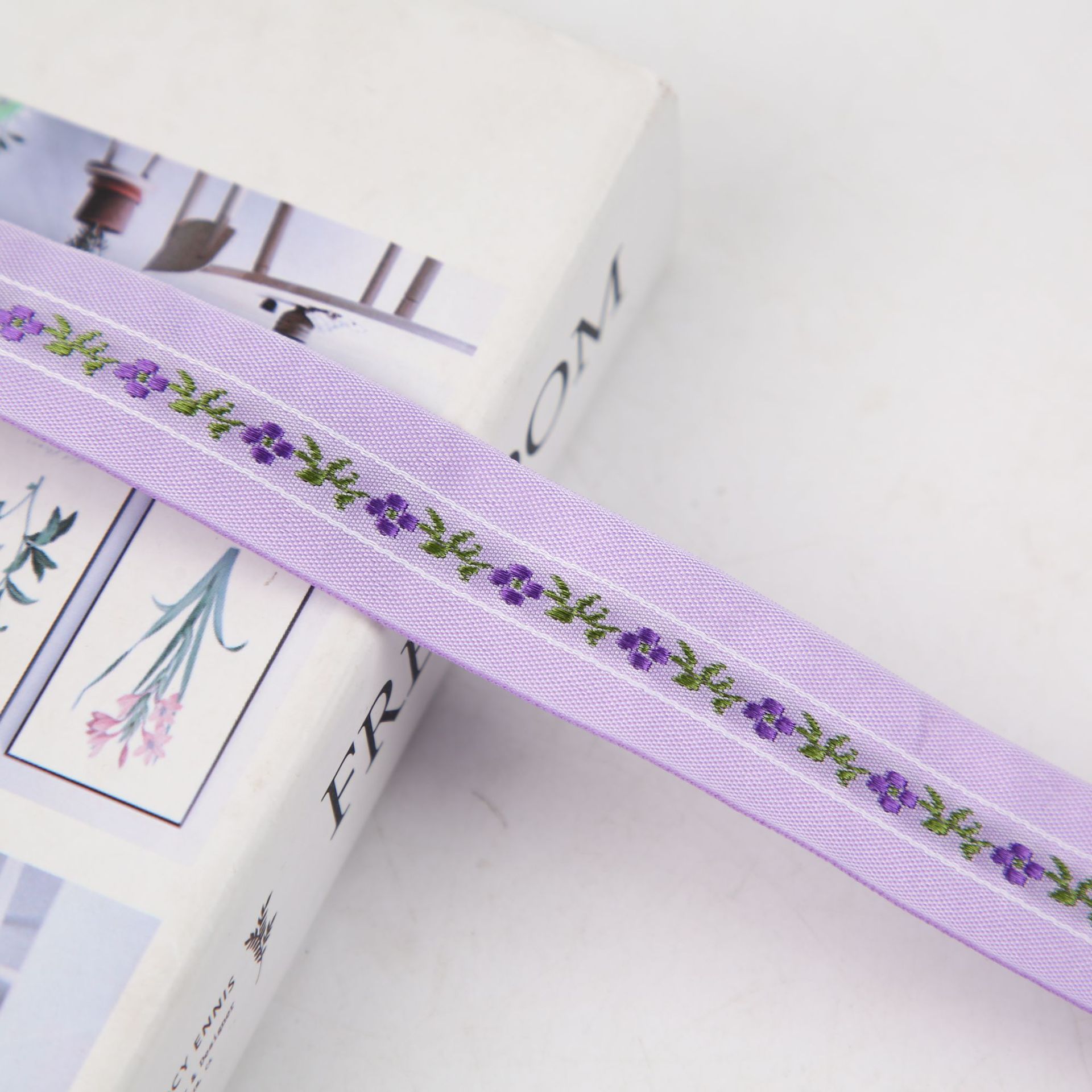 2.3cm primavera estilo primavera estilo étnico bordado jacquard cinturón hecho a mano DIY arcos correas accesorios para el pelo clips para el pelo zapatos y sombreros pic 7