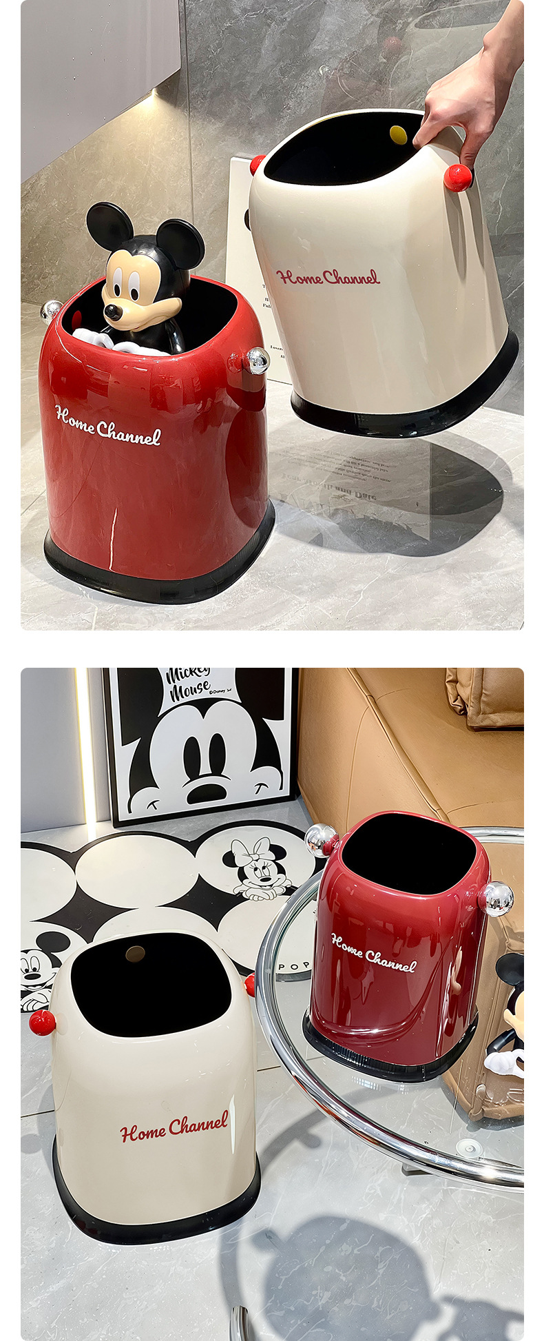 高级感垃圾桶家用双桶方形高颜值卧室卫生间废纸篓桌面垃圾筒详情13