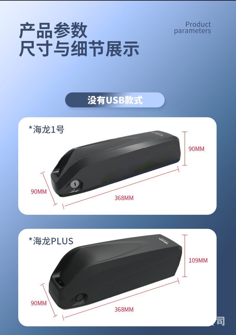 The Hailong PLUS battery box can hold 65 18650 and 52 21700 battery cells. The battery box is in stock for export pic 3