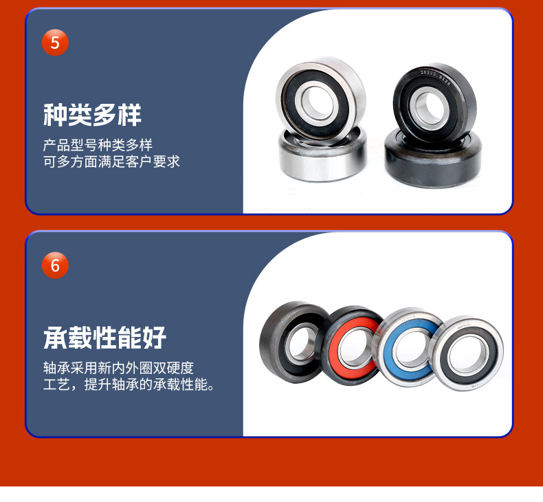 厂家直销叉车门架滚轮轴承10811S 80711K合力杭叉门架10313T轴承详情22