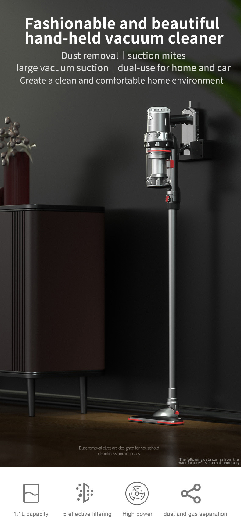 Cross-border SOKANY3377 household handheld multi-in-one wireless charging VACUUM CLEANER pic 2