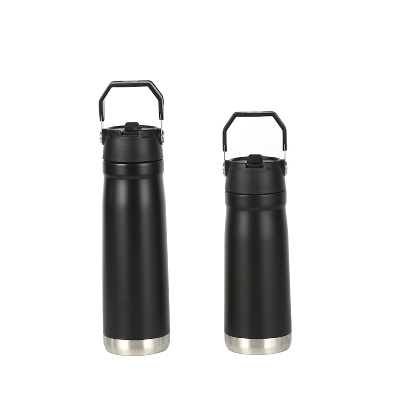 Cross-border heat collection 304 stainless steel insulated cup, straw water cup, portable outdoor sports water bottle, can be printed with LOGO pic 15
