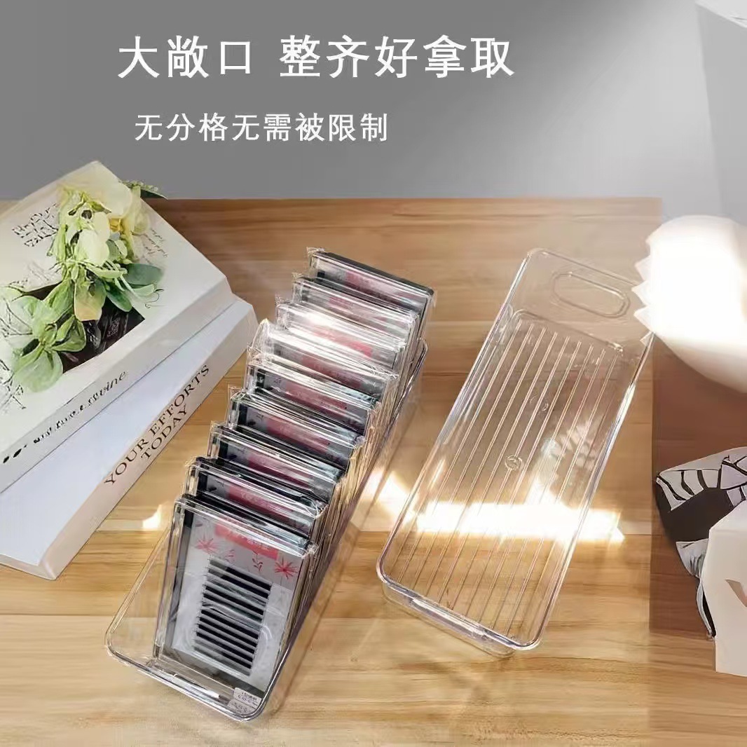 Wholesale of transparent eyelash box dedicated storage box tools, desktop organization stand, and portable display box for eyelash extension pic 9