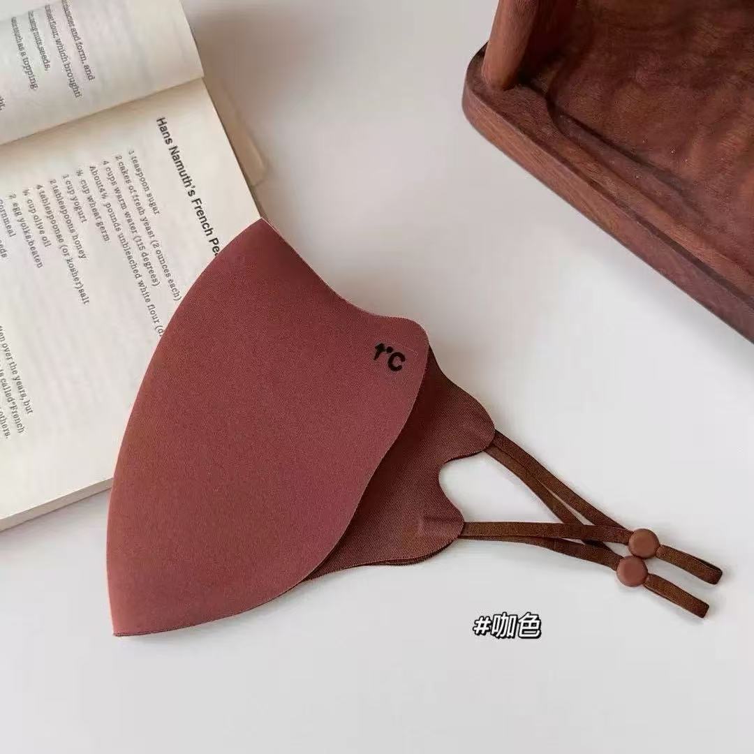 冬季口罩新款美拉德可调节耳带女高颜值骑行防风防寒护脸保暖面罩详情4