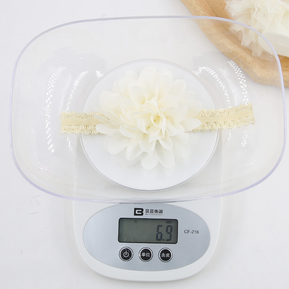 韩版新款婴儿发带网纱袜子套装新生婴儿纯棉袜子发饰宝宝百日礼品详情15