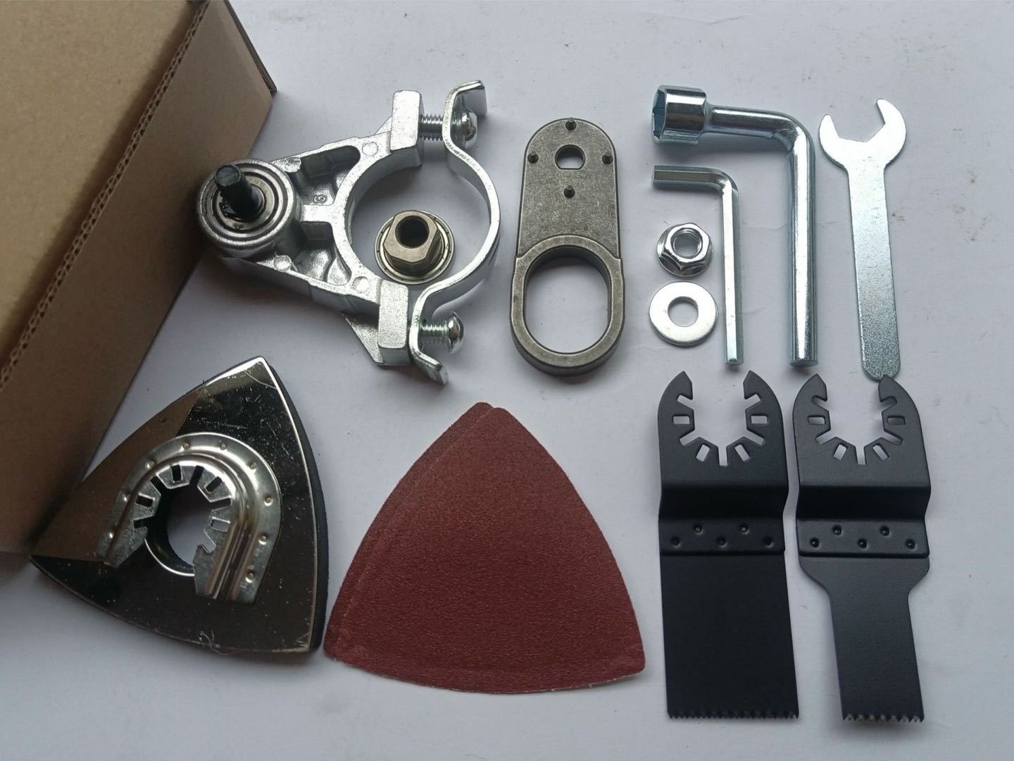 Angle grinder, Universal Treasure Angle grinder, Universal Treasure adapter, electric edge trimming machine, square opening woodworking tools collection pic 6