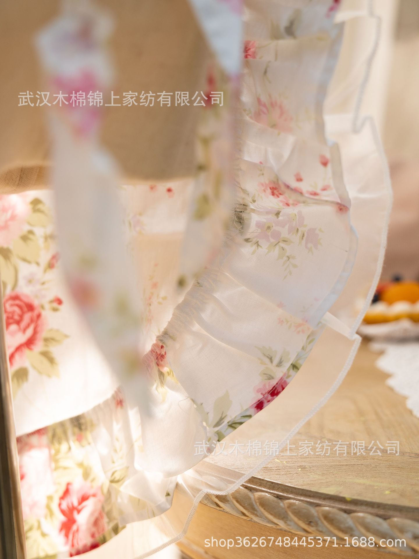 创意款简约围裙清新碎花涤棉围裙广告 厨房围裙韩版围裙详情16