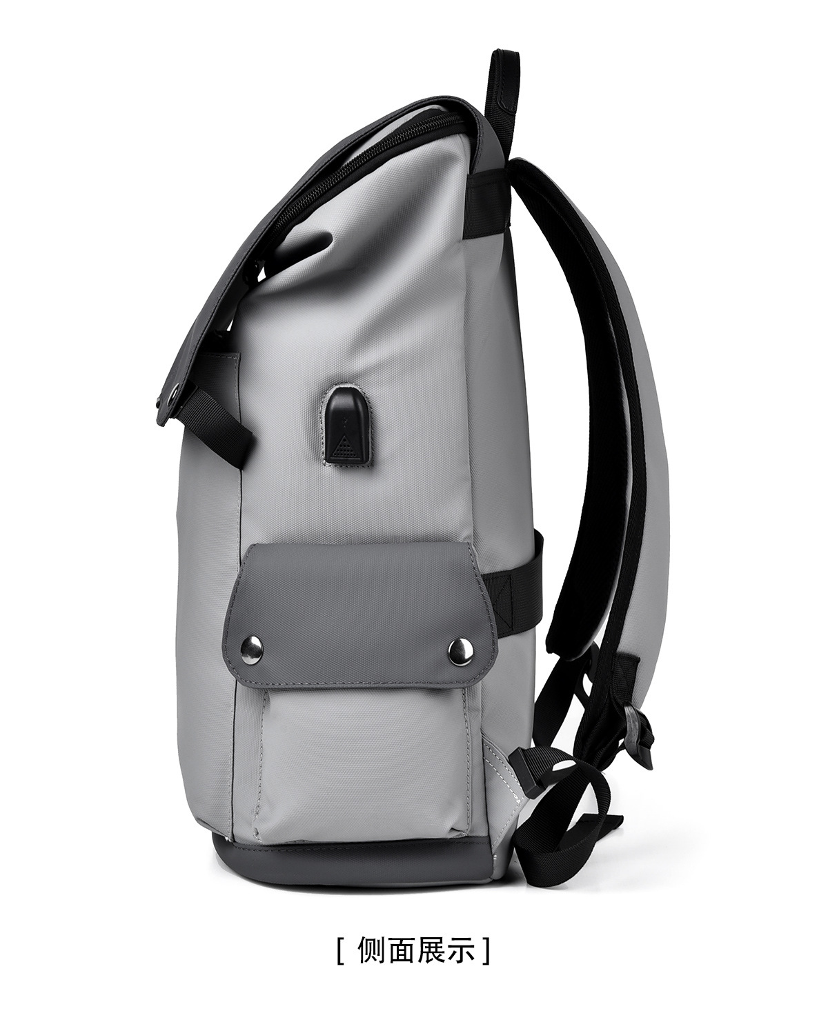 跨境新款轻便双肩背包男士商务休闲电脑包防水旅行包潮学生书包女详情32