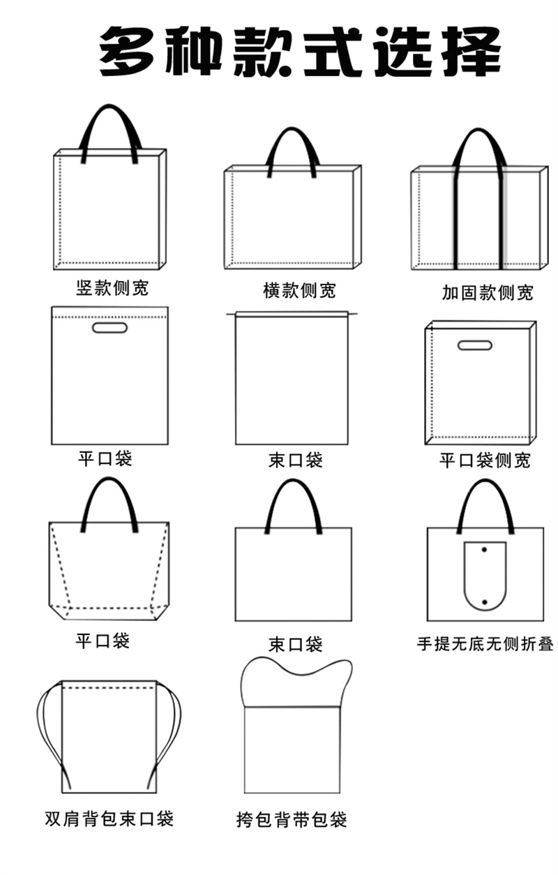 8-inch in-stock canvas bags, hand-held diagonal canvas bags, color-printed canvas bags, advertising promotion, supermarket shopping, customized logo pic 5