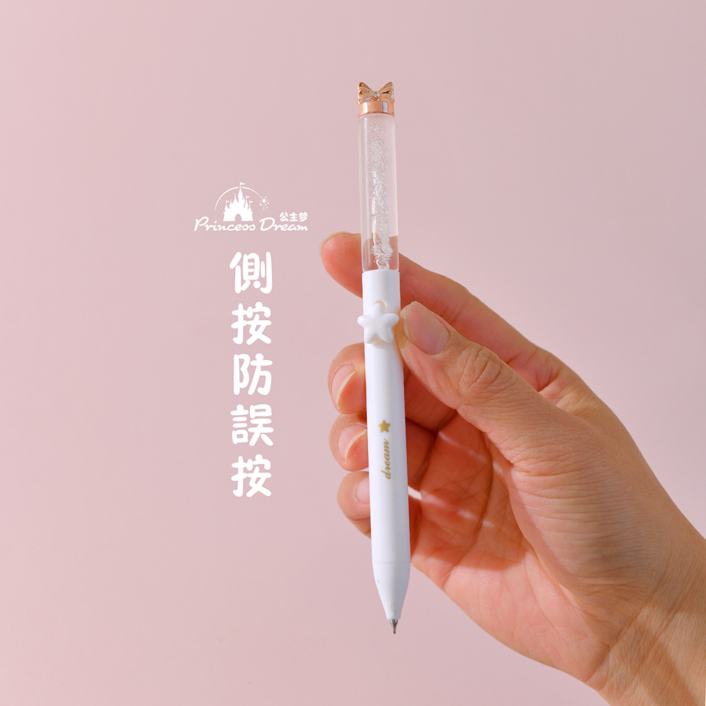 Dreamy butterfly-shaped transparent water drop pen, flower pen, beaded pen, beautiful advertising pen, DIY beaded pen pic 21
