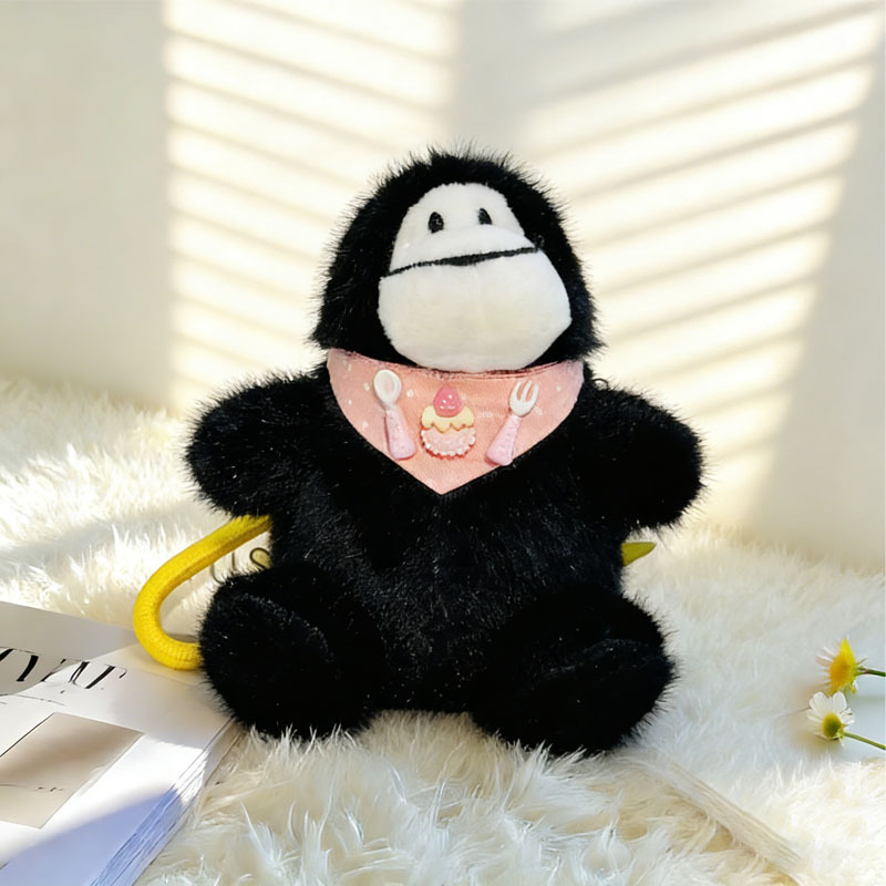 创意解压毛绒挂件包包钥匙扣调皮猩娃娃机公仔可爱搞怪娃娃系列挂详情6