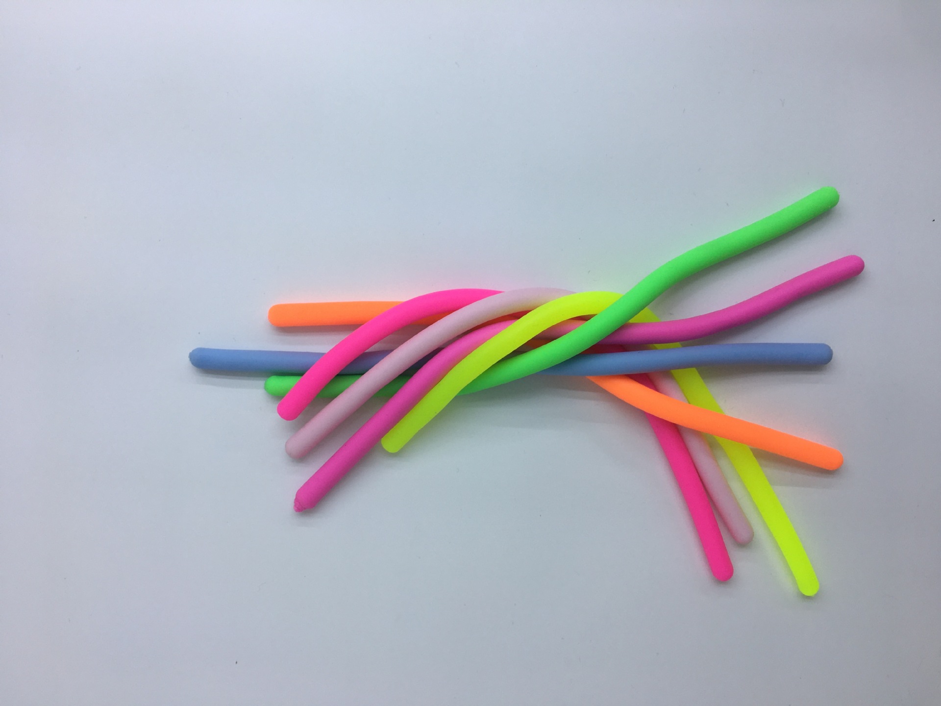 Cross-border color visual sensory stress relief tpr noodles, elastic rope, tension rope, release stress relief, cheerleading toys pic 9
