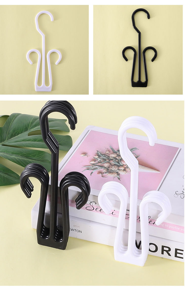 棉拖拖鞋展示挂钩折不断人字托鞋钩子白色塑料鞋钩超市商场鞋子挂详情11