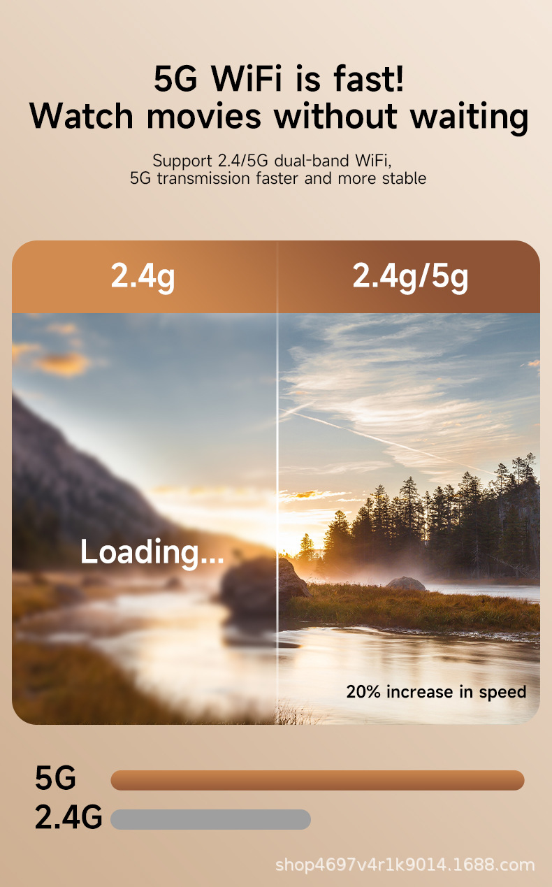 跨境HY300爆款海外PRO炮筒5G智能云台投影仪安卓同屏高清4K投影机详情14