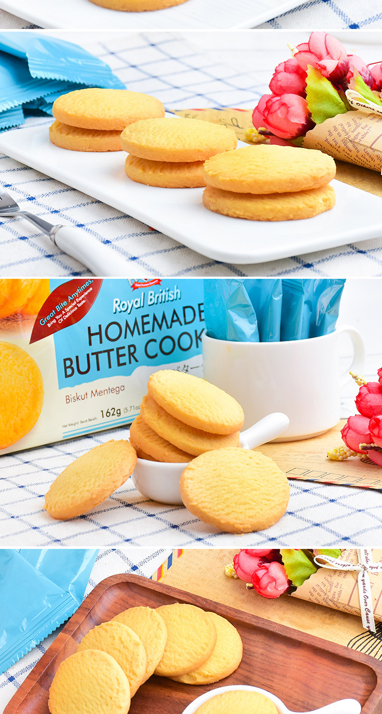 Wholesale of Malaysian imported GPR brand bagged cookies and Southeast Asian snacks 162g pic 7