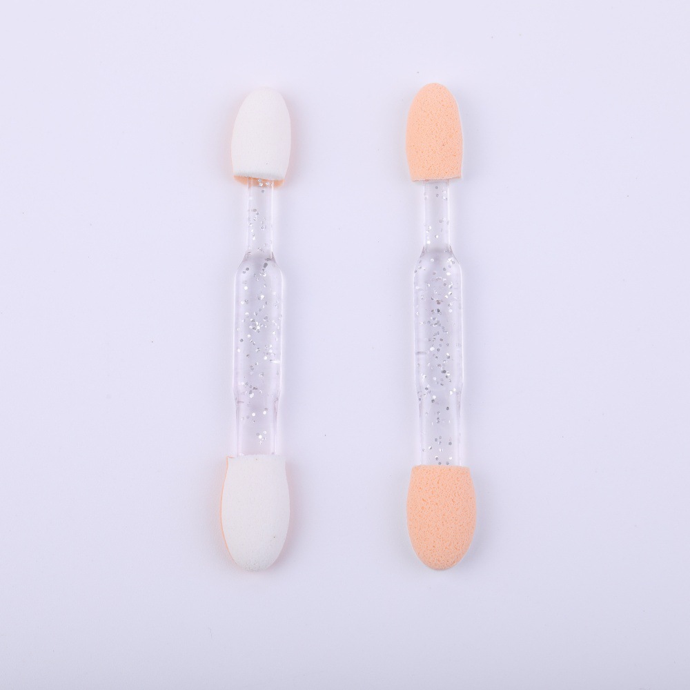 一次性眼影棒乳胶彩葱粉杆双头迷你眼影刷便携黑色美妆工具批发详情10