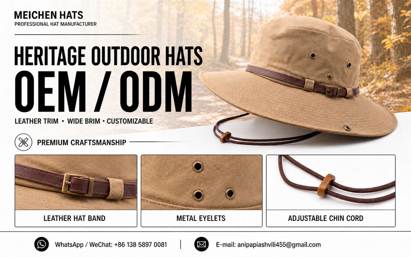 Customized double-sided fisherman hats with embroidered large brim sun protection basin hats, versatile sun hats for both men and women, cross-border export factory wholesale pic 6