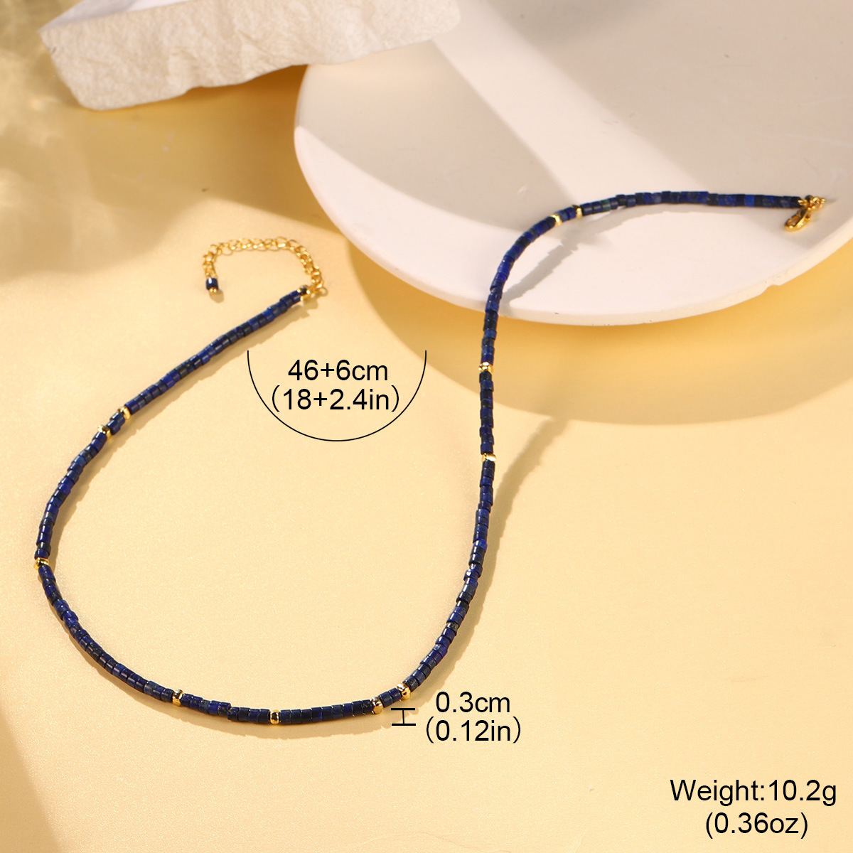 新款ins小众设计多彩串珠高级感简约项链天然珍珠时尚多巴胺颈链详情45