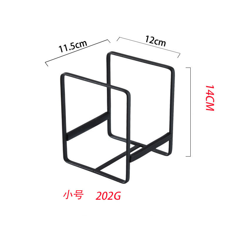 Simple ironwork multi-functional desktop storage rack, kitchen countertop, tableware rack, universal organization rack for bowls, plates and cutting boards pic 10