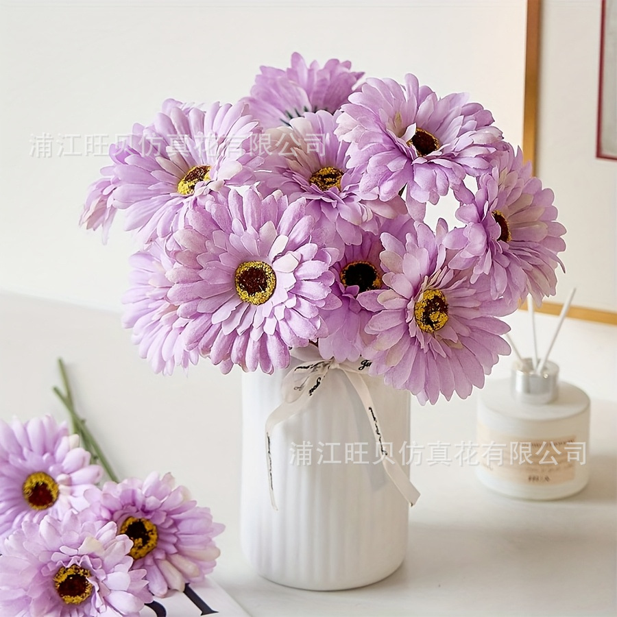 仿真花扶郎花婚庆手捧花非洲菊仿真花永生花浪漫北欧风家居装饰花详情5