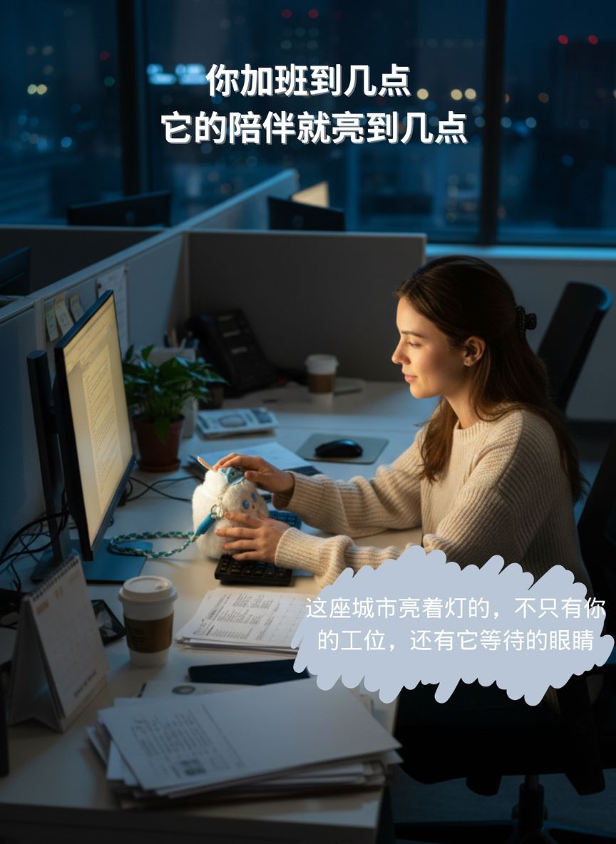 Jopark抱抱兜兜AI智能玩具陪伴互动安抚玩偶百搭背包斜跨单肩包包详情6