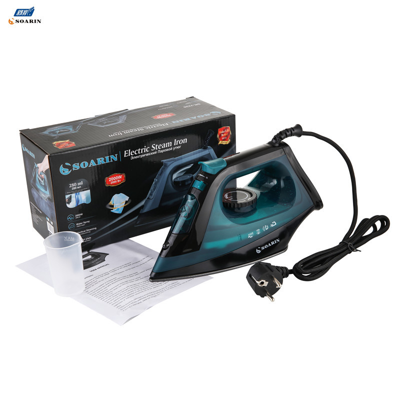 European standard cross-border export electric iron, handheld steam type household hotel wholesale iron, dry ironing direct sales source SR-2220 pic 8