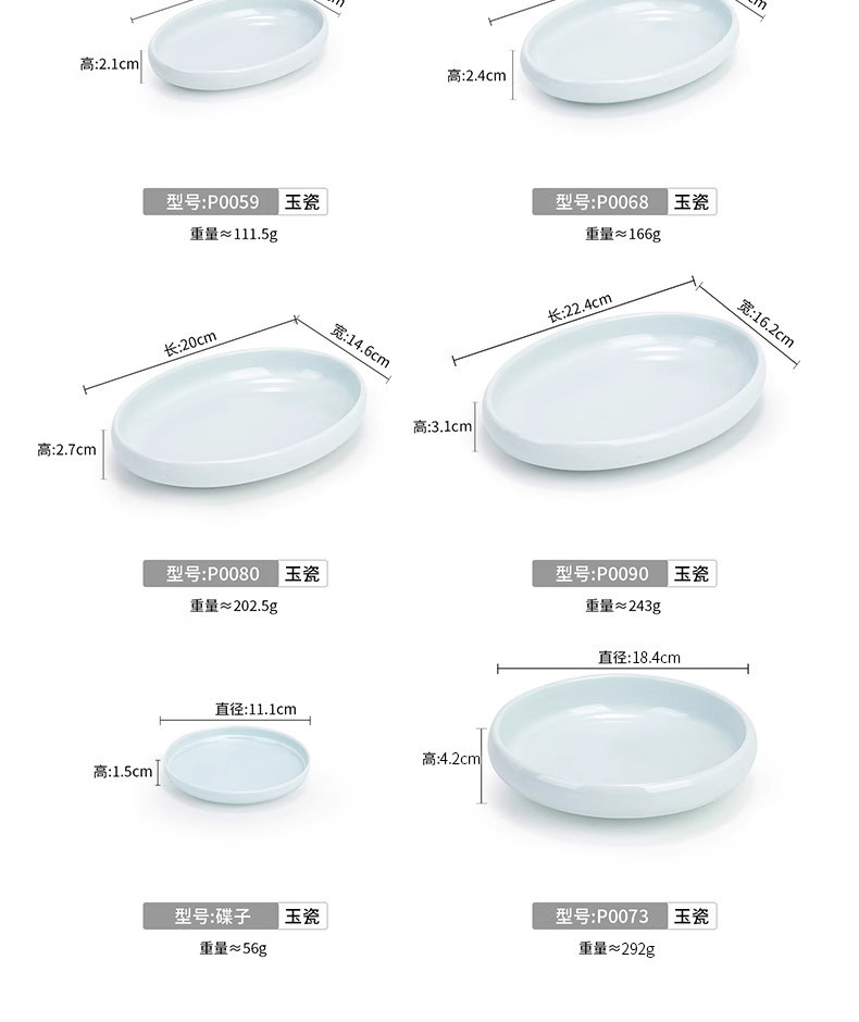 Melamine imitation porcelain small plates, Korean-style round small dish plates, snack plates, creative cold dish small plates for hotel restaurants, commercial use pic 7