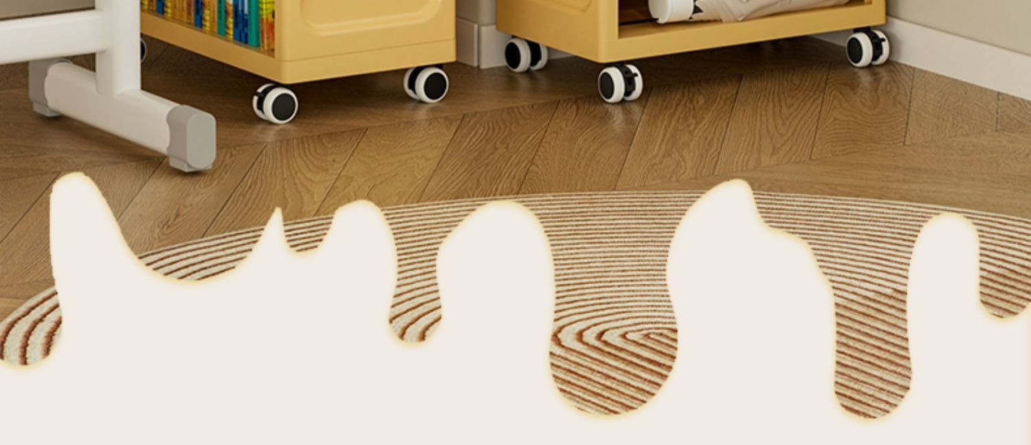 也雅书包置物架学生办公室收纳小推车带轮书架可动学生办公室批发详情4