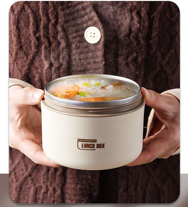 316 stainless steel insulated lunch box, leak-proof sealed insulated bucket, multi-layer lunch box for students to bring to work pic 11