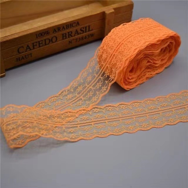 【40 Colors 】 Double-sided non-elastic lace trim, DIY clothing, curtains, sofa sewing, lace trim accessories, 4.5CM pic 13