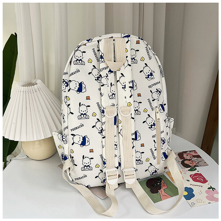 New cross-border cartoon printed schoolbag for junior high school girls, 2024 new high-appearance-level trendy casual backpack pic 30