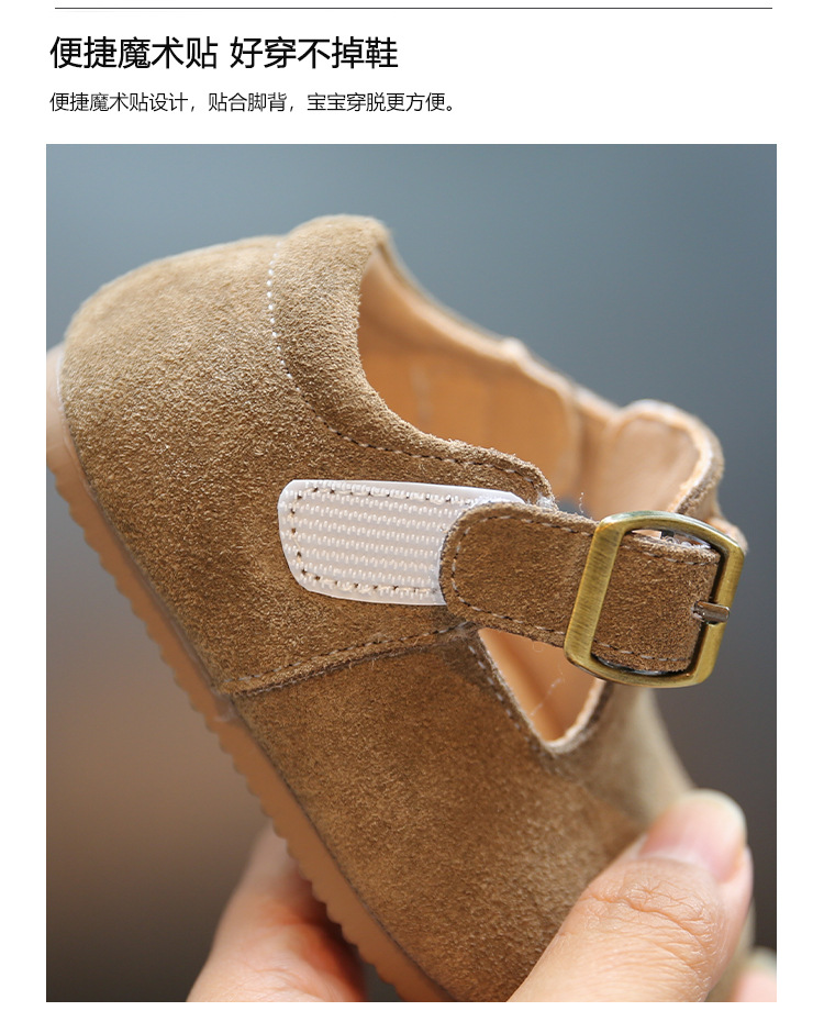 女童单鞋秋季新款儿童勃肯鞋软底婴儿学步鞋女宝宝豆豆鞋小童鞋子详情8