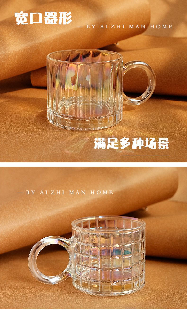 简约轻奢风ins马克杯咖啡水杯带把情侣杯子创意高颜值批发详情5