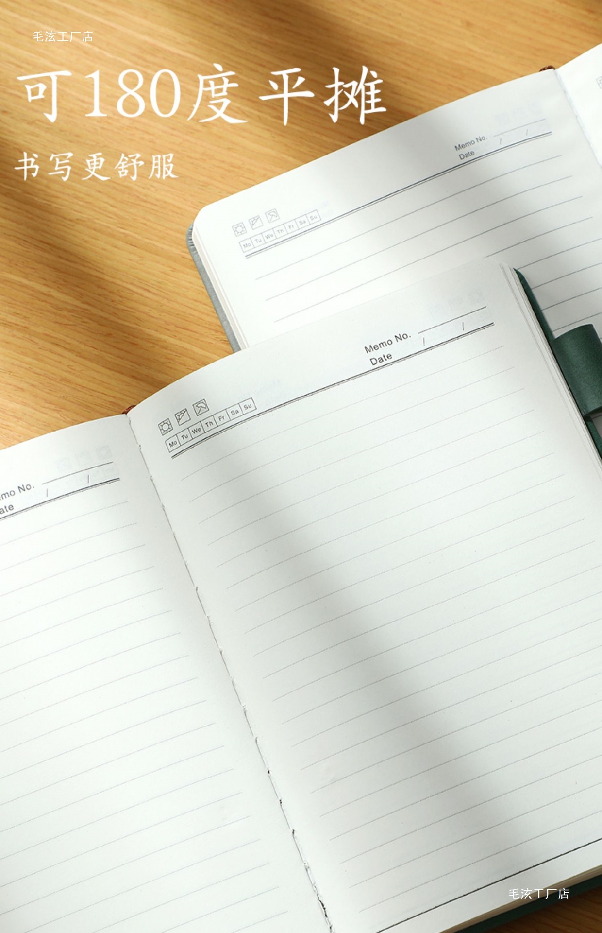 a5 leather notebook, thickened, business office customized, enterprise logo notepad, student daily accounting notebook pic 18