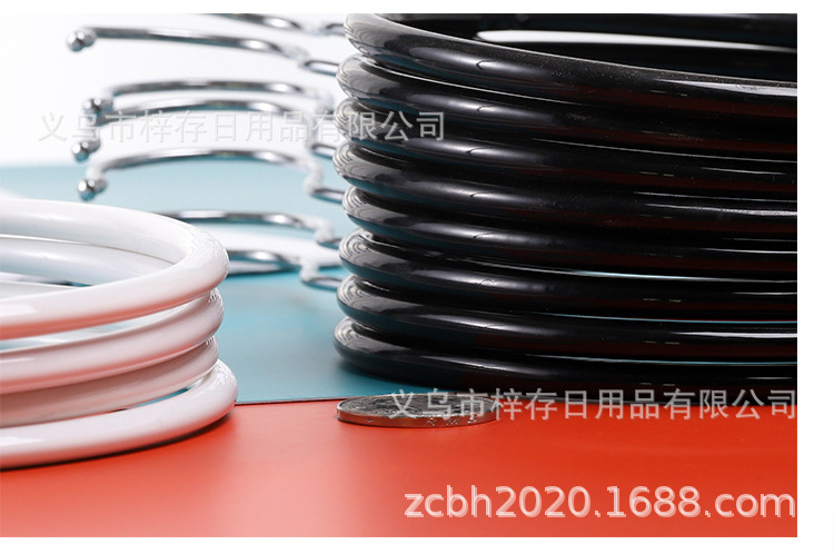 浸塑纳米围巾架高档多功能金属围巾圈丝巾展示架领带防滑衣挂厂家详情11