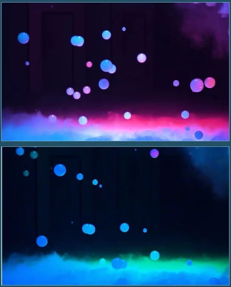 LED双轮烟泡机舞台婚礼专用大型演出道具ins网红四轮烟泡机新款详情4