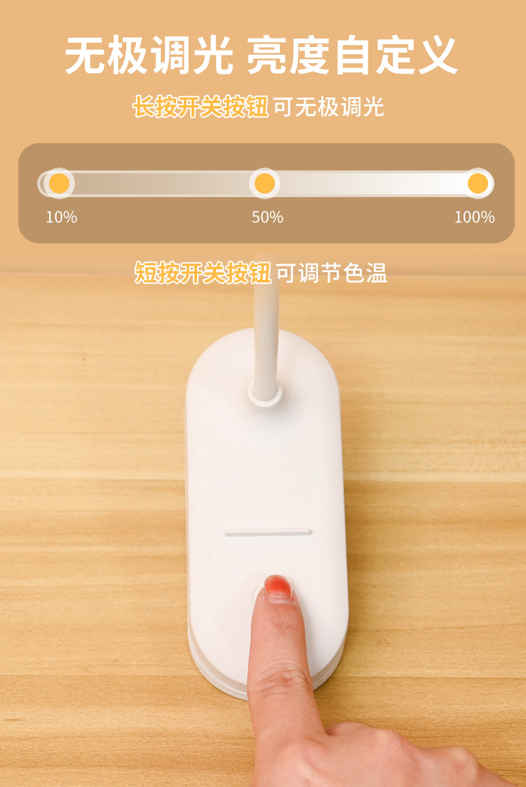 Study-specific desk lamp clips, night lights, dormitory plug-in eye-protecting led bedside reading lights, small gifts for students pic 7